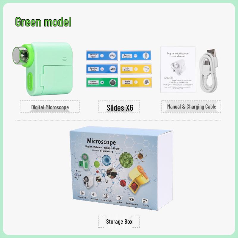 Portable 1000x Microscope Camera for Kids' Science and Middle School Projects.