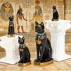 Ancient Egypt God Cat Resin Ornament Bastet Handicraft Desktop Decoration Guard Museum Souvenir Mysterious Pharaoh Gift