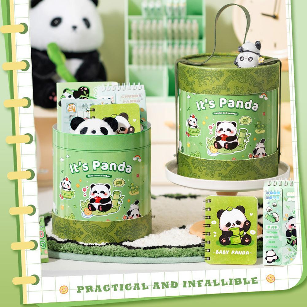 Panda Schreibwarenset Niedlicher Cartoon Schulbedarf Geschenkpackung Für Kinder Schüler Geburtstagsfeier Gastgeschenke Lern Schreibwerkzeuge