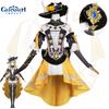 Impact Genshin Navia Cosplay Costume Suit Halloween Party Dressing Up Props Game