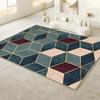 Modern Geometric Large Area Carpets for Living Room Simple Style Soft Washable Home Rug Bedroom Tatami Non-slip Baby Mat Flannel