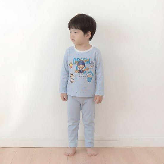 Cute Candy-Colored Kids' Fleece Pajama Set - Long Sleeve Autumn Wear for Boys & Girls