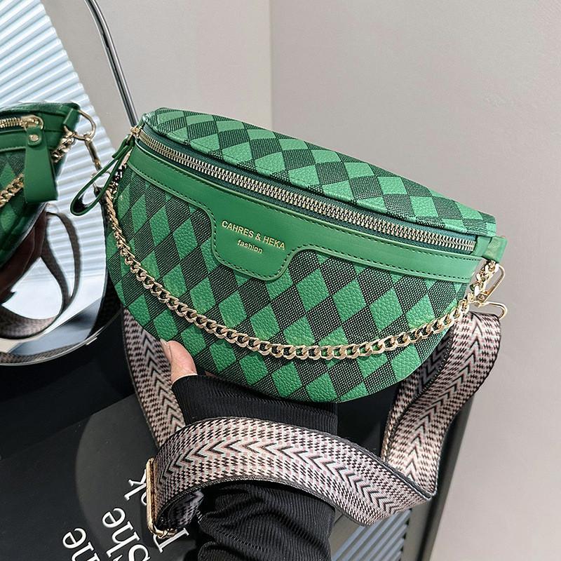 

Vintage Casual Shoulder Bag 2023 New White Khaki Green Black Pu Small Bag зелёный