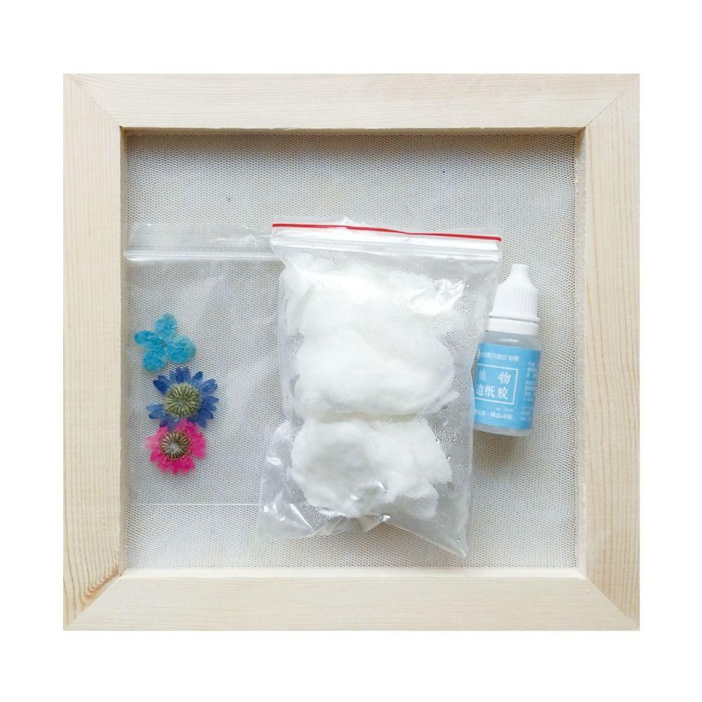 

Accessories Learning Wood Frame Traditional Papermaking Wooden Mesh Mold Paper Making Mould Kit