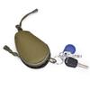 Mini Llavero Portátil Mini Estuche con Cremallera Organizador de Llaves Multiusos Monederos para Hombre para Exterior Estuche para llaves