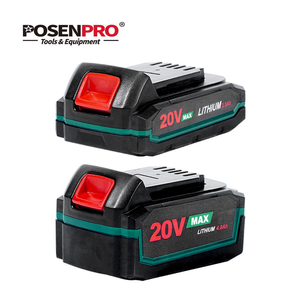 20V Lithium Batteries for POSENPRO & ZELATAN Electric Tools