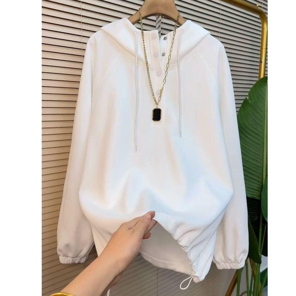 Dopamine Unisex Yellow Hoodie - Spring/Autumn 2025, Plus Size, Slimming, Trendy and Casual