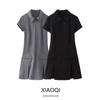 Fashion Style 2024 Spring New Arrival Women's Silm Tight Waist Mini Skirt Wide Pleated Slim Looking Dress 8342303