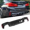 Rear Bumper Diffuser Lip with Tow Hook Cover for M Competition High Performance Strong   Replacement for 5 Series G30 G31 M Sport M5