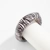 Leopardenmuster Acryl Armreif Dick Retro Handring Kreativ Unregelmäßig Breites Armband Mädchen