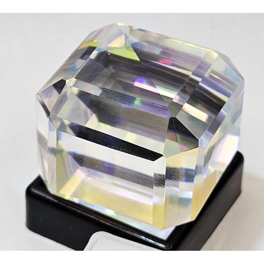 Beautiful Natural Mystic Topaz 225+ Multi Color Cube Cut Certified Gemstone