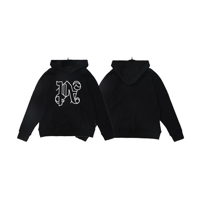 2024 Unisex Autumn/Winter Palm Angel Letter Print Pullover Hoodie