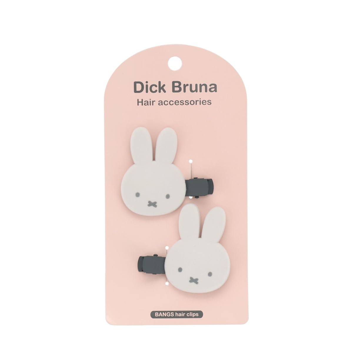 Shobido Miffy Dick Bruna Flocky Bangs Clip IVORY MF46384 Die-Cut