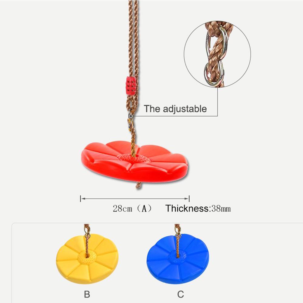 

Детские дисковые качели, детские прочные пластиковые дисковые качели, сиденье для наружного двора, синее