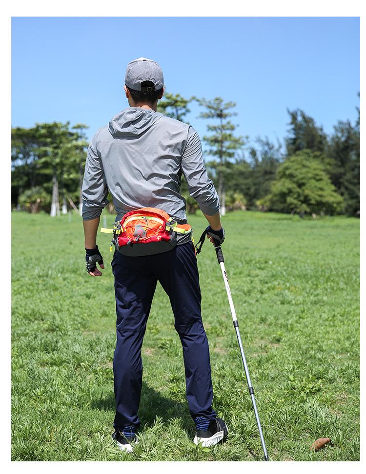 Pánské rychleschnoucí větruodolné turistické kalhoty - Tenké, pružné, prodyšné, chránící před sluncem, nadměrné velikosti, pro venkovní sporty a horolezectví.
