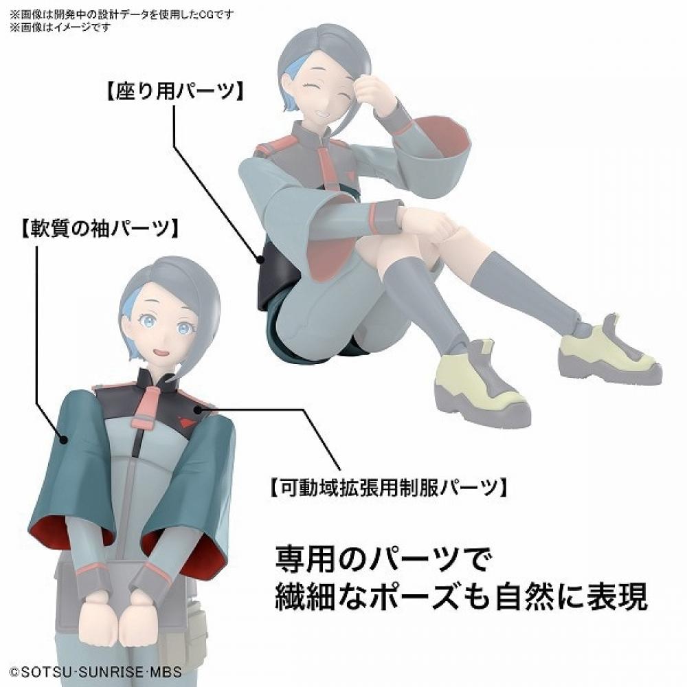 Bandai Spirits Figure Rise Standard Mobile Suit Gundam Mercury Witch Nika Nanaura [character Plastic Model]