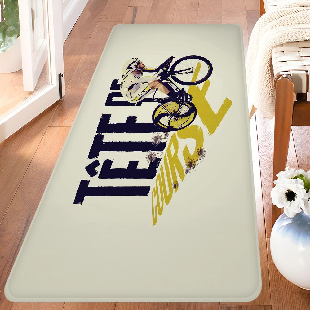 Tour De France Floor Mat Nordic Home Decor Doormat Bathroom Toilet Mats Bedroom Hotel Non Slip Mat