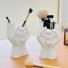 1/2CS Creative Human Body Art Styling Office Supplies Desktop Multifunctional Storage Pen Holder Makeup Brush Holder Decoration