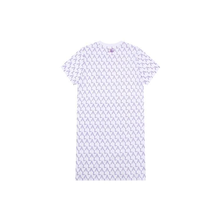 New MLB Short Sleeved Dresses Women's White 31OP04111-07W