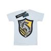 Harry Potter Mens Hufflepuff Crest Flat T-Shirt