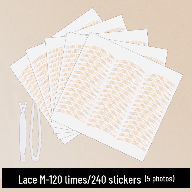 Invisible Water-Activated Lace Eyelid Tape - No Glue, Long-Lasting Fairy Eye Strips