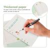 A6 Loose Leaf Notebook Paper Refill Spiral Binder Inner Page Filler Weekly Monthly Schedule Notes Printing Stationery Office School