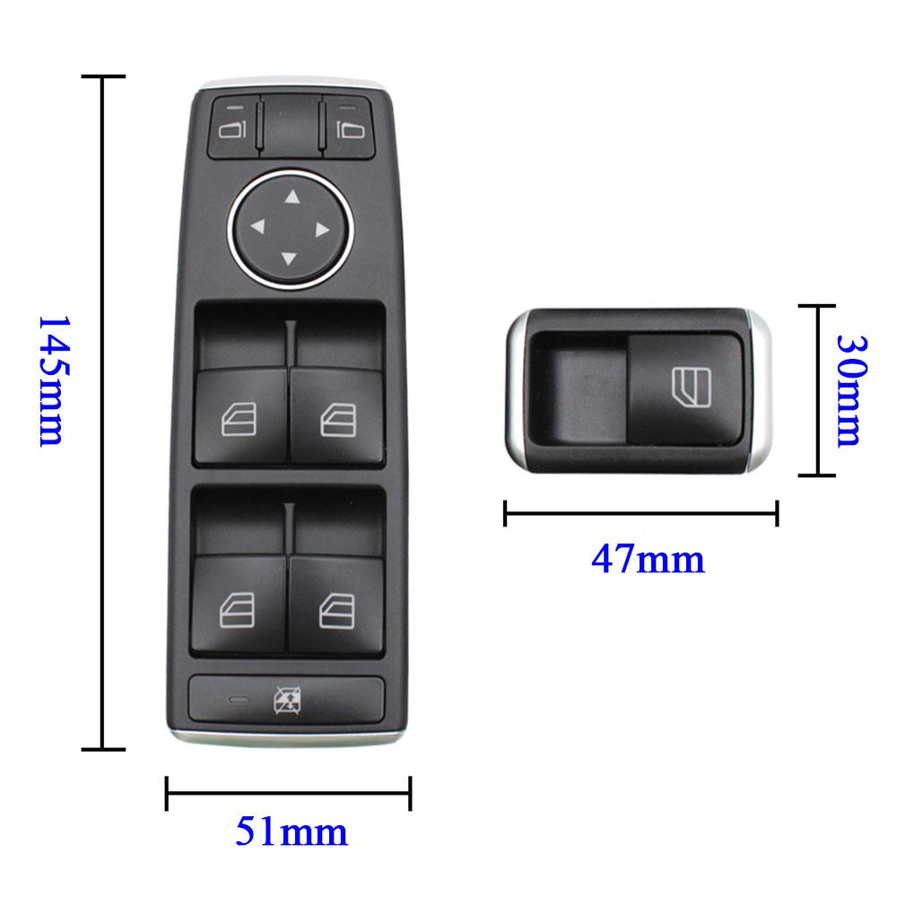 LHD RHD Electric Power Master Window Lifter Control Switch Button For Mercedes Benz C E Class W204 W207 W212 C200 220 250