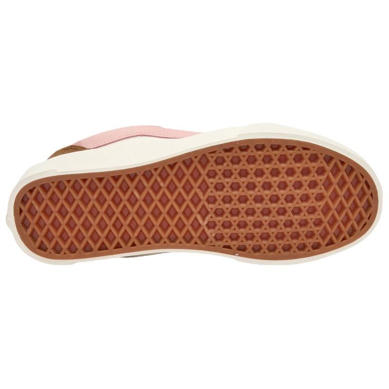 Vans Knu Skool Comfort Versatile American Retro Chunky Low Top Skate Shoes For Women Beige Brown VN000D6Z3N11