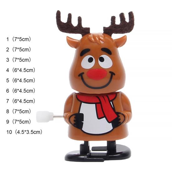 Christmas Toys Wear-resistant for Desktop Portable Christmas Themed Clockwork Toys Useful Delicate Adorable