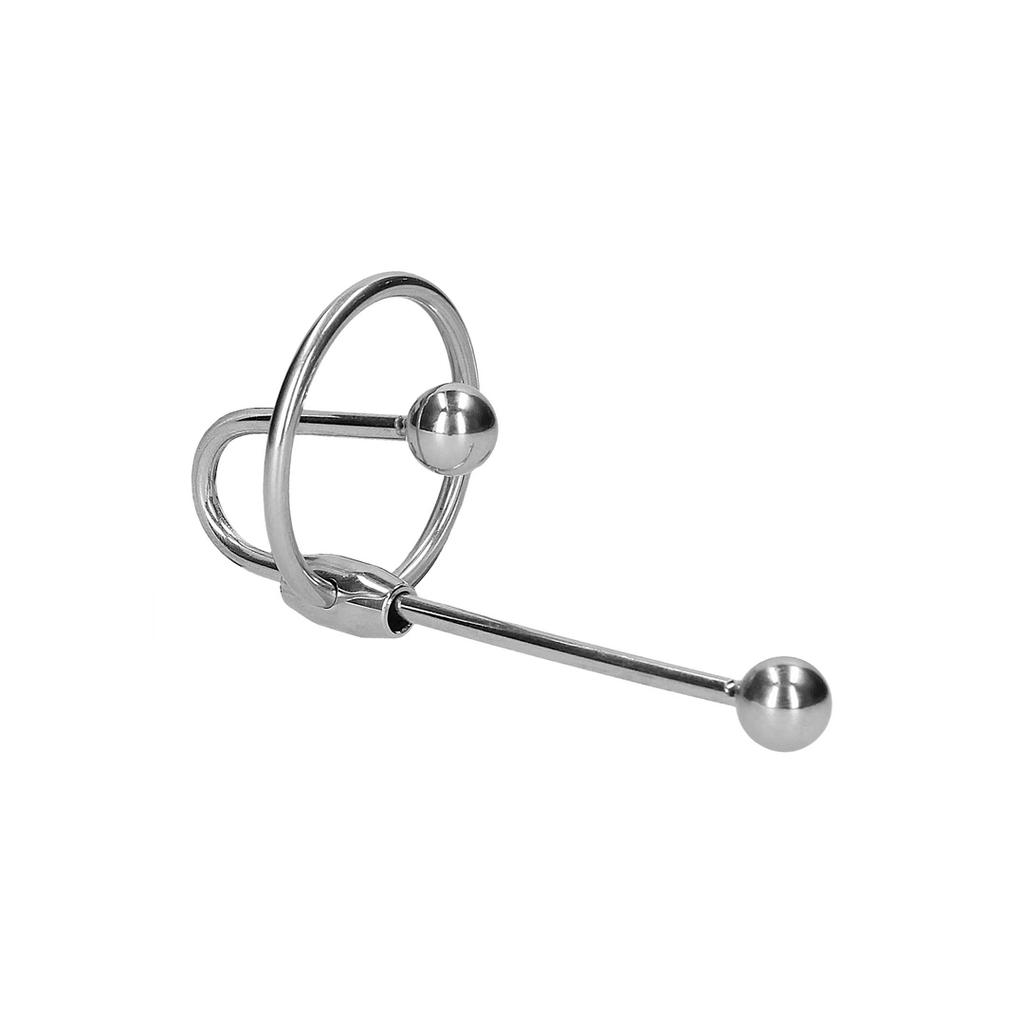 Stainless Steel Urethral Stimulator with Ball - 0.4 / 10 Mm Ouch! by Shots