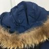 BEAMS Cappotto da uomo taglia S 80% piumino capispalla giacca stile mod blu navy(USATO)