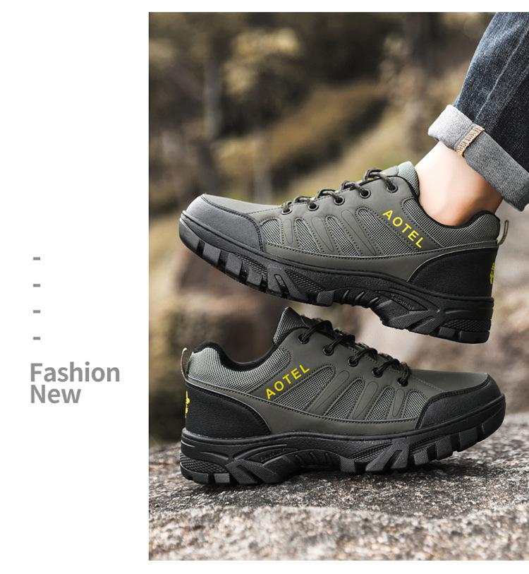 

2025 мужская рабочая защитная обувь на все времена года, походная обувь, модная повседневная обувь, спортивная обувь для бега на открытом воздухе, мужская обувь 44 армия зеленый