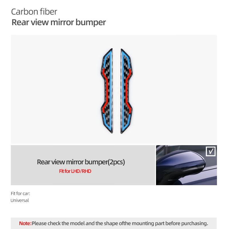 For BMW E90 E60 F10 F30 F20 G30 E92 G20 E91 F11 F31 E61 F36 X1 X3 X5 Carbon Fiber 4pcs Car Door Anti-Collision Protector Sticker