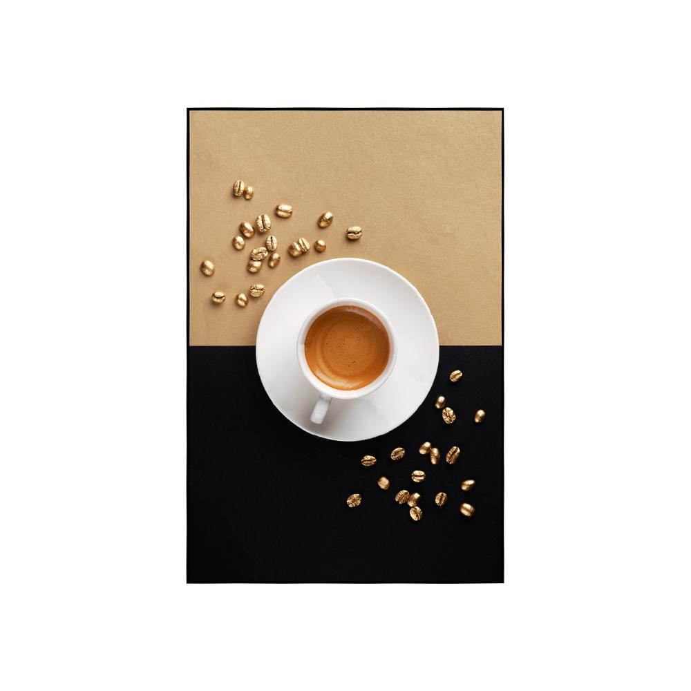 EPeddler Home, dekorativer Kaffeetassen-Muster, Digitaldruck, waschbar, rutschfest, gepunktete Basis, Küchenteppich der neuen Generation