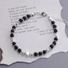 Beautiful Polyhedral Bead Bracelet Handmade Original Craft Mood-boosting Daily Casual Fashion Hand Jewelry