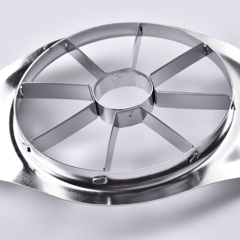 Apfelschneider und Kernentferner aus Edelstahl - Multifunktionaler Obstschneider und Separator