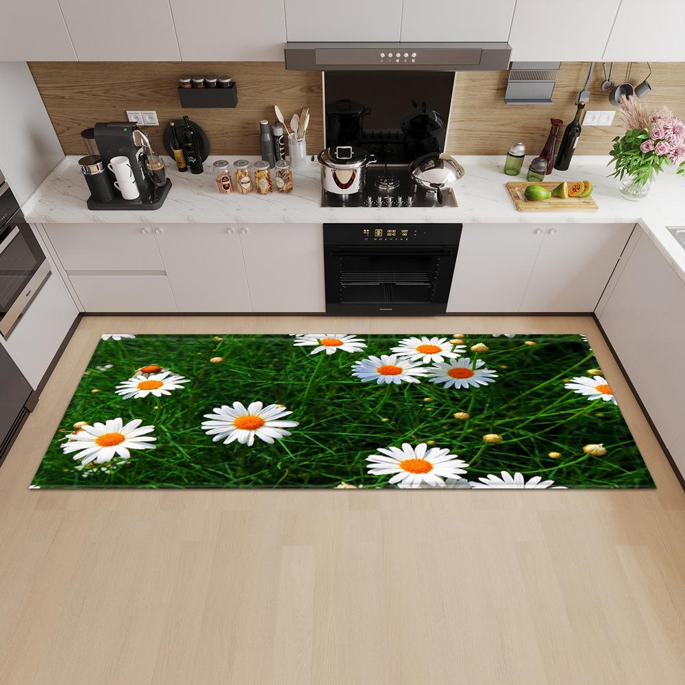 Kitchen Mat Entrance Door Mat Living Room Bedroom Long Carpet Home Corridor Bathroom Non-slip Floor Carpet