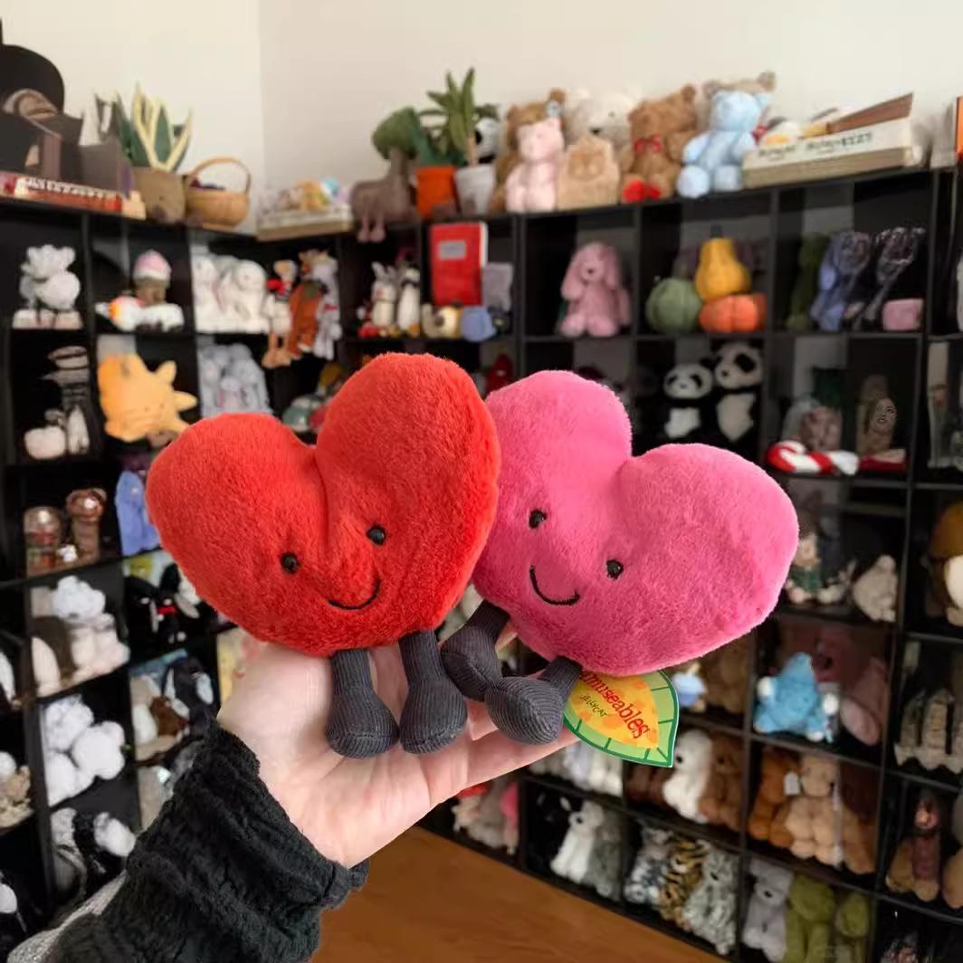 

Love Plush Doll Jellycat Stuffed Toy - Cute Holiday Gift Internet Celebrity 15 cm красный