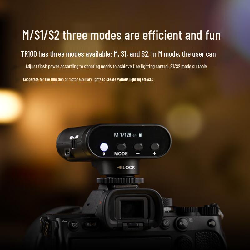 TR-100 Universal Mini External Camera Flash