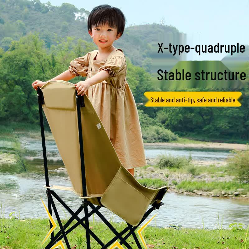 OIMG Portable Outdoor Folding Moon Chair