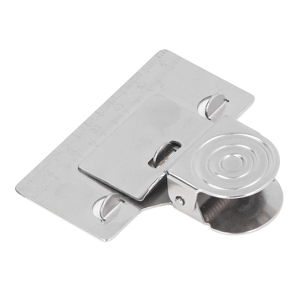 Stainless Steel Construction Measuring Tape Clip Tool Compact Design Universal Compatibility Precision Measuring Tool