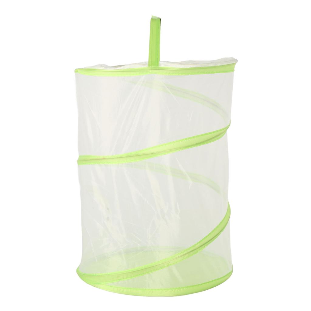 Butterfly Mesh Cage Collapsible Portable See Through Butterfly Habitat Enclosure with Handle for