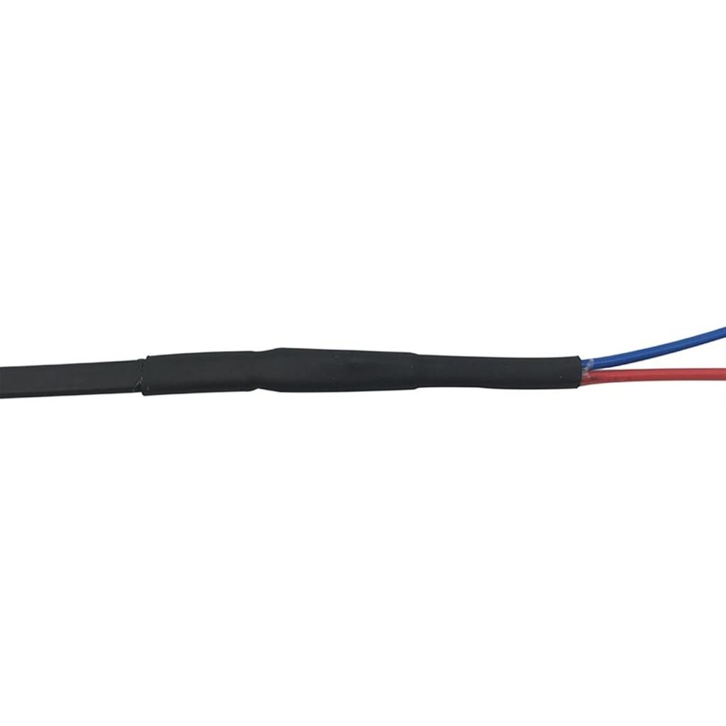 Protection Cable 12V Self-regulating Heating Cable, Cold Wire Connected, Can Use PE Insulation Low Voltage PTC Heater Earth Wire (Color : 12v 0.5m)