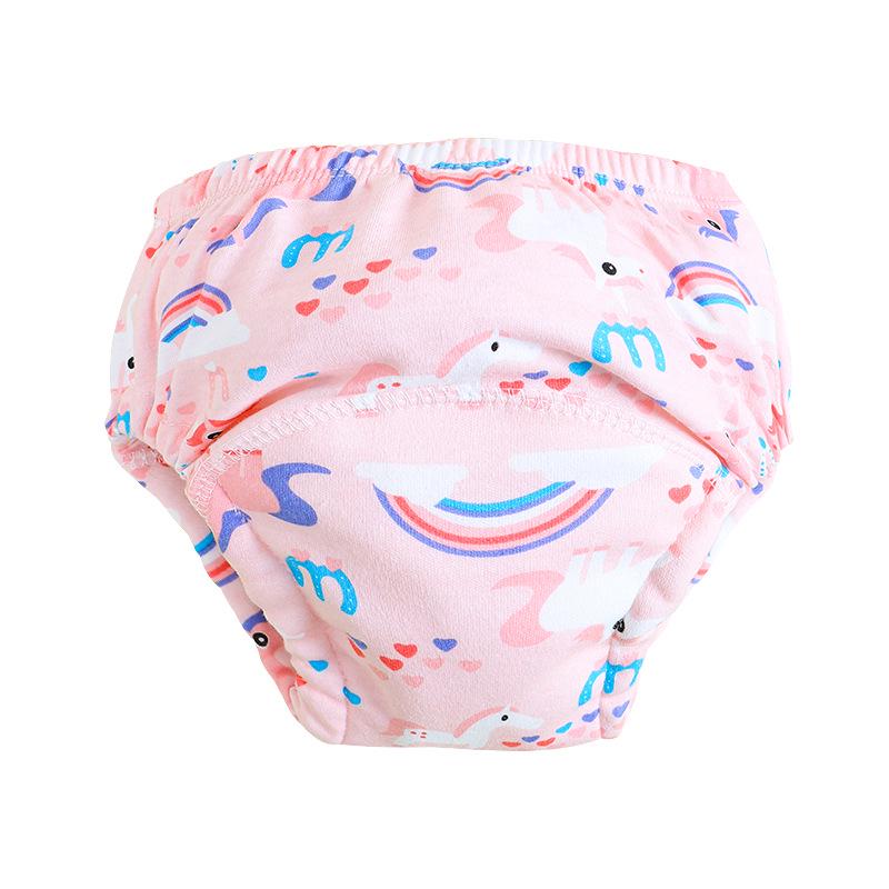 Breathable 6-Layer Cotton Baby Training Pants / Washable Cloth Diapers for Newborns