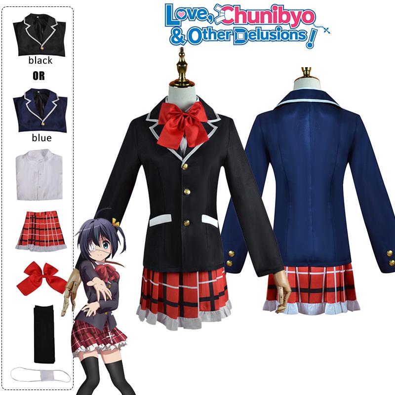 Other Lovechunibyo Delusions Takanashi Rikka Cosplay Costume Carnival Uniform