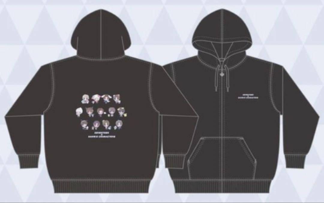 

[USED] SEVENTEEN x Sanrio Characters Zip Hoodie