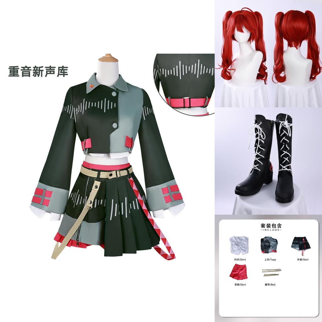 Game Character Cosplay Costume With Polyester Fabric For Anime Fans