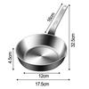 Efficient Cooking Mini Egg Pan Stainless Steel Skillet