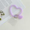 Lanyard Strap Phone Case Patch Bracelet Key Chain Love Heart Pendant Mobile Phone Case Bracelet