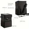 Car Trash Can with Lid Car Folding Storage Box Waterproof Car Garbage Can Car Seat Storage